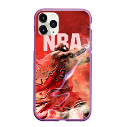 Чехол для iPhone 11 Pro Max матовый Спорт NBA