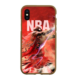 Чехол для iPhone XS Max матовый Спорт NBA