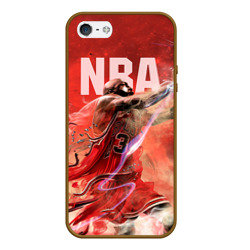 Чехол для iPhone 5/5S матовый Спорт NBA