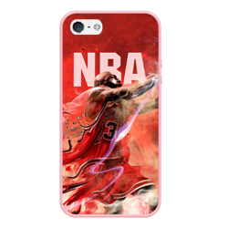 Чехол для iPhone 5/5S матовый Спорт NBA