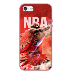 Чехол для iPhone 5/5S матовый Спорт NBA