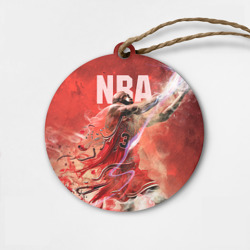 Деревянная игрушка круг Спорт NBA