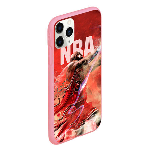 Чехол для iPhone 11 Pro Max матовый Спорт NBA, цвет баблгам - фото 3