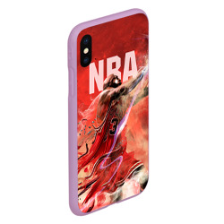 Чехол для iPhone XS Max матовый Спорт NBA - фото 2