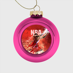 Ёлочный шар стеклянный/пластиковый Спорт NBA