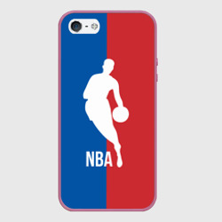 Чехол для iPhone 5/5S матовый Эмблема NBA