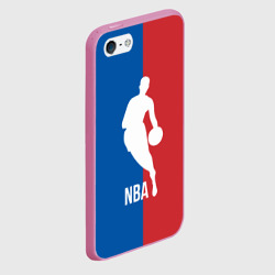 Чехол для iPhone 5/5S матовый Эмблема NBA - фото 2