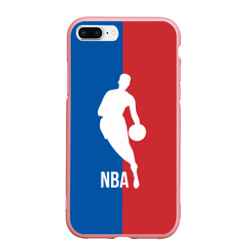 Чехол для iPhone 7Plus/8 Plus матовый Эмблема NBA