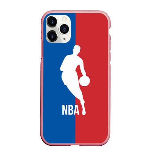 Чехол для iPhone 11 Pro Max матовый Эмблема NBA, цвет баблгам