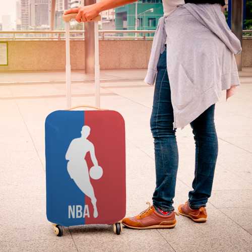 Чехол для чемодана 3D Эмблема NBA, цвет 3D печать - фото 4