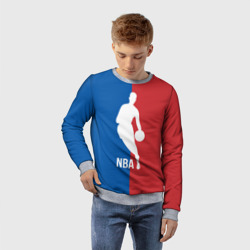 Детский свитшот 3D Эмблема NBA - фото 2
