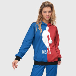 Женский костюм с толстовкой 3D Эмблема NBA - фото 2