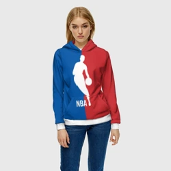 Женская толстовка 3D Эмблема NBA - фото 2