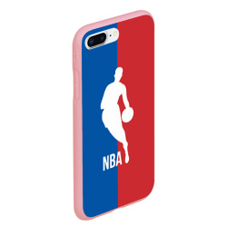 Чехол для iPhone 7Plus/8 Plus матовый Эмблема NBA - фото 2