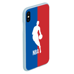 Чехол для iPhone XS Max матовый Эмблема NBA - фото 2