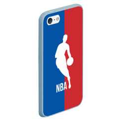 Чехол для iPhone 5/5S матовый Эмблема NBA - фото 2