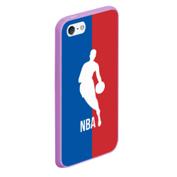 Чехол для iPhone 5/5S матовый Эмблема NBA - фото 2