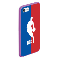 Чехол для iPhone 5/5S матовый Эмблема NBA - фото 2