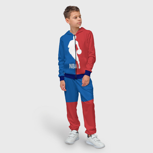 Детский 3D костюм с принтом Эмблема NBA, фото на моделе #1