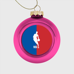 Ёлочный шар стеклянный/пластиковый Эмблема NBA