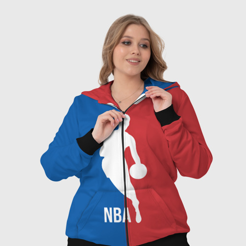 Женский костюм 3D с принтом Эмблема NBA, фото #4