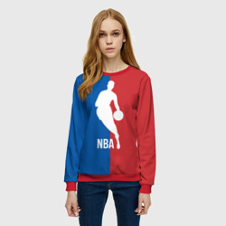 Женский свитшот 3D Эмблема NBA - фото 2