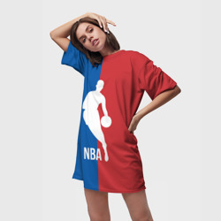Платье-футболка 3D Эмблема NBA - фото 2