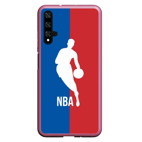 Чехол для Honor 20 Эмблема NBA, цвет малиновый