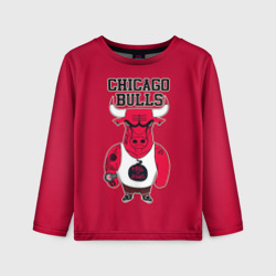 Детский лонгслив 3D Chicago bulls