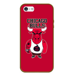 Чехол для iPhone 5/5S матовый Chicago bulls