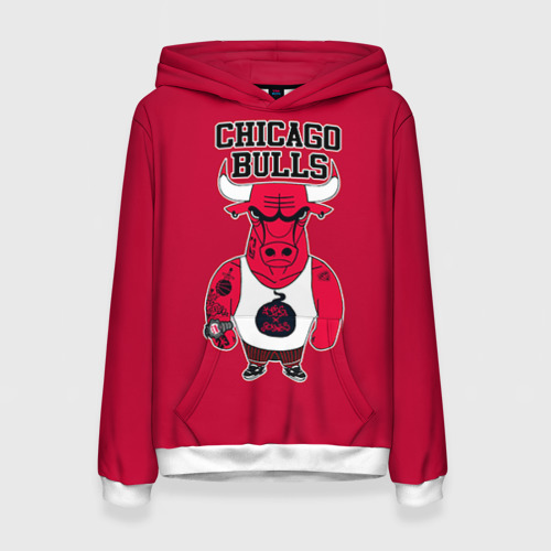 Женская толстовка 3D Chicago bulls, цвет 3D печать