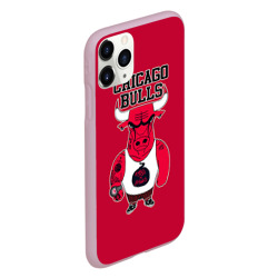 Чехол для iPhone 11 Pro матовый Chicago bulls - фото 2