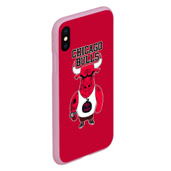 Чехол для iPhone XS Max матовый Chicago bulls - фото 2