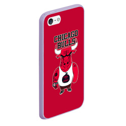 Чехол для iPhone 5/5S матовый Chicago bulls - фото 2