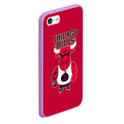 Чехол для iPhone 5/5S матовый Chicago bulls - фото 2