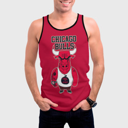 Мужская майка 3D Chicago bulls - фото 2