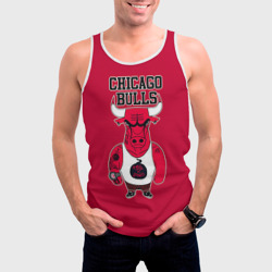 Мужская майка 3D Chicago bulls - фото 2