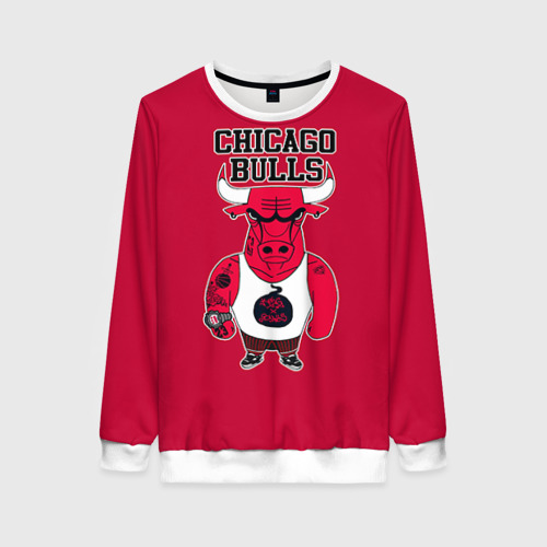 Женский свитшот 3D Chicago bulls, цвет 3D печать