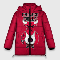 Женская зимняя куртка Oversize Chicago bulls