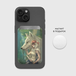 Картхолдер Magsafe магнитный Принцесса и волк - фото 2