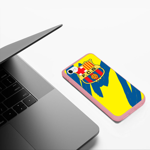 Чехол для iPhone 6/6S матовый Барселона, цвет баблгам - фото 5