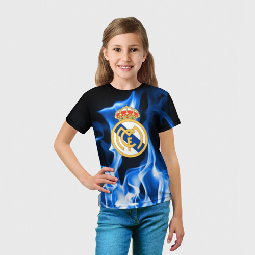 Детская футболка 3D Real Madrid, цвет 3D печать - фото 5