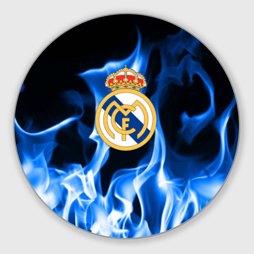 Круглый коврик для мышки Real Madrid