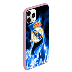 Чехол для iPhone 11 Pro Max матовый Real Madrid - фото 2