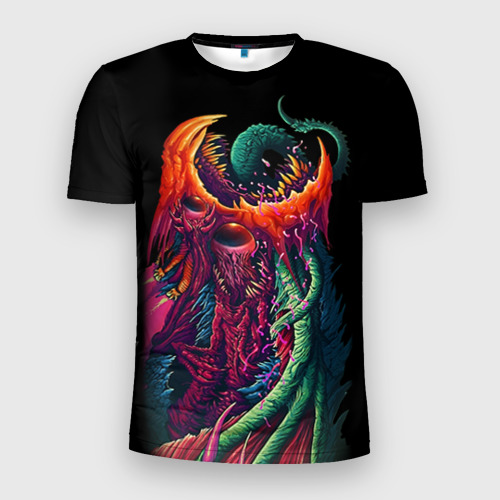 Мужская футболка 3D Slim Hyper Beast 1, цвет 3D печать