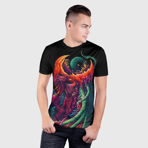 Мужская футболка 3D Slim Hyper Beast 1, цвет 3D печать - фото 3