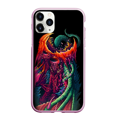 Чехол для iPhone 11 Pro Max матовый Hyper Beast 1, цвет розовый