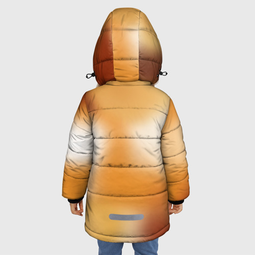 Зимняя куртка для девочек 3D Серый рыцарь - фото 4