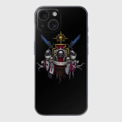 Чехол для iPhone 15 силиконовый с защитой камеры Daemonium venatores