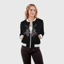 Женский бомбер 3D Daemonium venatores - фото 2